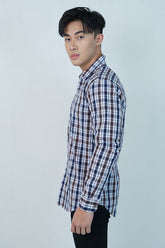 Cardinal Kemeja Lengan Panjang Slim Fit Pria Big Size F2656N03B